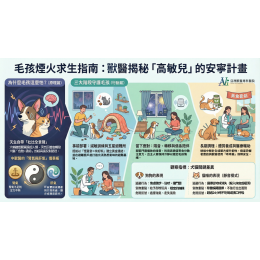 2/10 犬貓怕煙火，不是公主病！獸醫揭密：耳朵太好、神經太誠實的「高敏兒」求生指南